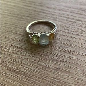 10K White Gold Ring